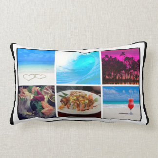 PixDezines DIY Instagram Collage Photos, DIY colou Lumbar Cushion