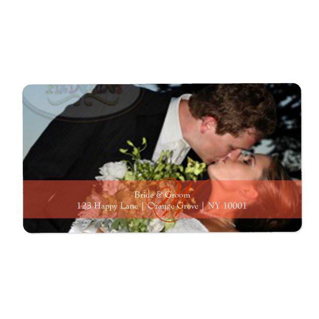 PixDezines DIY photo address labels (Front)
