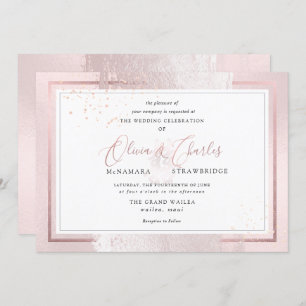 PixDezines Double Happiness, Blush Pink Invitation