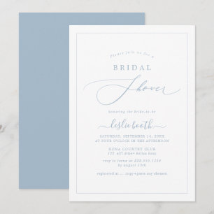 PixDezines Dusty Blue DIY Colours Invitation