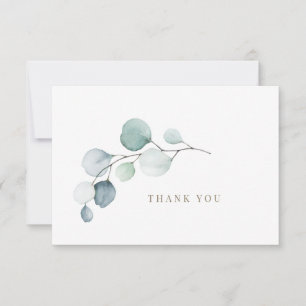 PixDezines Dusty Blue Gum Eucalyptus Bereavement Invitation