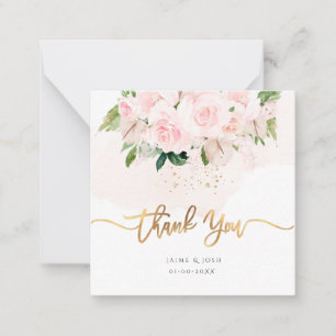 PixDezines Elegant H2 Pale Blush Pink Roses Card