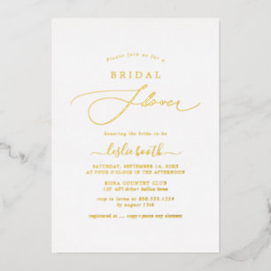 PixDezines Elegant Luxe Calligraphy Bridal Shower