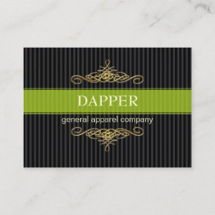 PixDezines elegant pin stripes+scrolls/diy colour Business Card