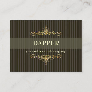 PixDezines elegant pin stripes+scrolls/diy colour Business Card
