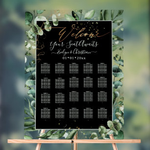 PixDezines Elegant Rustic Eucalyptus Seating Chart