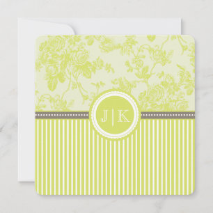 PixDezines Endive Green Vintage Roses Toile