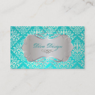 PixDezines Étienne Damask Business Card