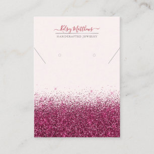 PixDezines Faux Glitter, Red Cherry Business Card