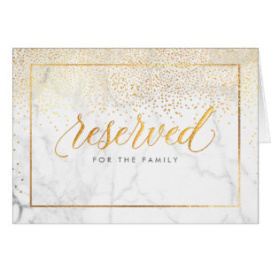 PixDezines Faux Gold Confetti/Reserved Table