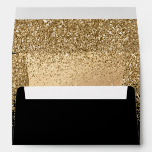 PixDezines Faux Gold Glitter+liner, DIY colours Envelope