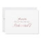 PixDezines Faux Rose Gold Will You ..My Bridesmaid