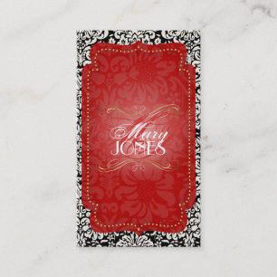 PixDezines Fidora Vintage Damask Business Card