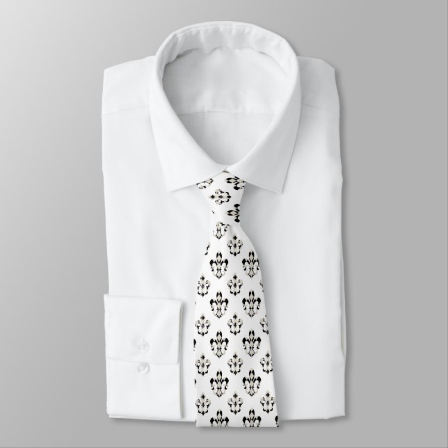PixDezines fleur de lis/DIY background colour Tie (Tied)