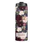 PixDezines Floral Watercolor Blush Burgundy Navy