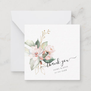 PixDezines Floral Watercolor Blush Pink Bouquet Card