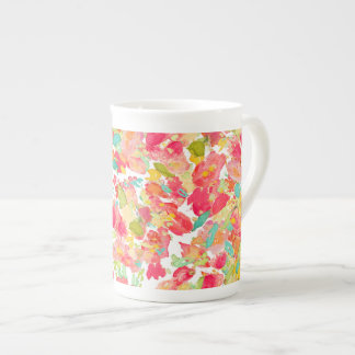 PixDezines Floral/Watercolor/Sophies Garden Bone China Mug