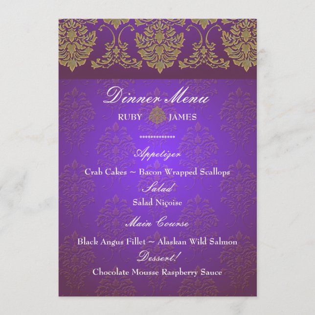PixDezines florentius damask menu/faux gold Menu (Front)