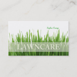 PixDezines fresh grass/gardener/DIY fonts Business Card