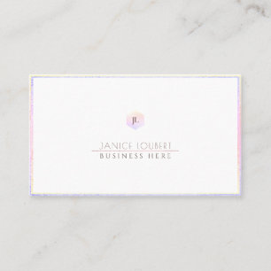 PixDezines Glam Pink Blush+Honeycomb Business Card