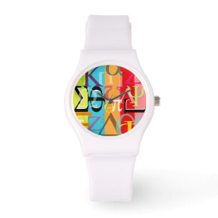 PixDezines greek alphabets Watch