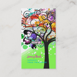 PixDezines Grunge Tree Trimmers ♥♥♥♥ Business Card
