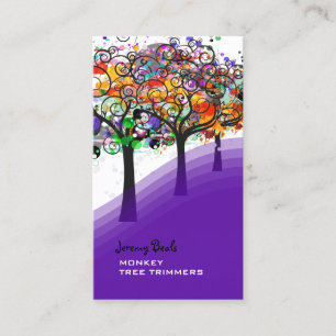 PixDezines Grunge Tree Trimmers ♥♥♥♥ Business Card