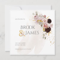 PixDezines H2 Blush Roses Black Dahlia Save Date