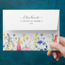 PixDezines H2 Delicate Wild Flowers Bridal Shower