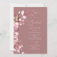 PixDezines H2 Dusty Rose Eucalyptus Bridal Shower