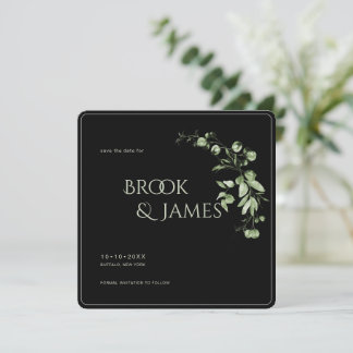 PixDezines H2 Greenery Eucalyptus Save The Date
