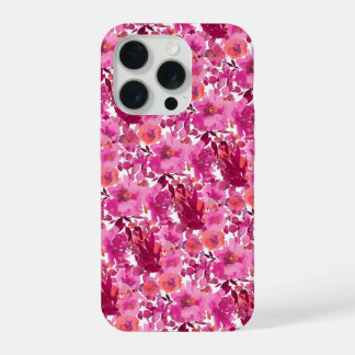 PixDezines H2 Summer Flowers Bright Hues iPhone 15 Pro Case