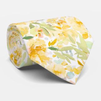 PixDezines H2 Summer Flowers Bright Hues Tie