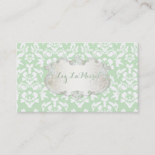PixDezines haute coutour damask/DIY background Business Card