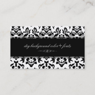 PixDezines Haute Coutour Damask/diy background Business Card