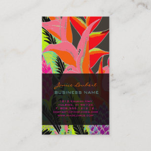 PixDezines Hawaiian Jungle 3 Business Card