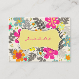 PixDezines Hawaiian Jungle/DIY Background colour Business Card