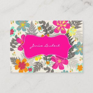PixDezines Hawaiian Jungle/DIY Background colour Business Card