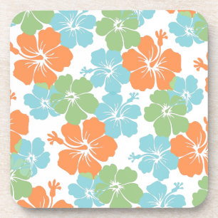 PixDezines hibiscus/diy background Coaster