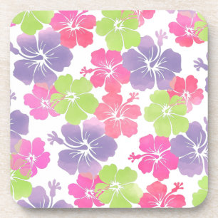 PixDezines hibiscus/diy background Coaster