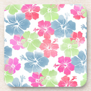 PixDezines hibiscus/diy background Coaster