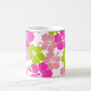 PixDezines hibiscus/diy background colour Coffee Mug