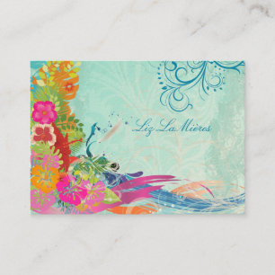 PixDezines hula waves Business Card