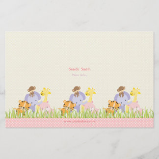 PixDezines Jungle of Fun Day Care Tri-Fold leaflet