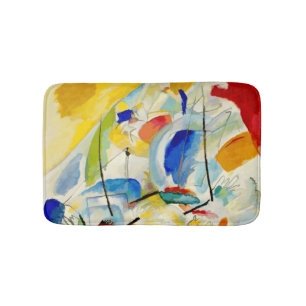 PixDezines Kandinsky 1913 Sea Battle Improv 31 Bath Mat
