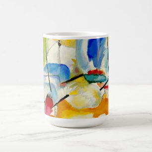 PixDezines Kandinsky 1913 Sea Battle Improv 31 Coffee Mug