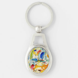 PixDezines Kandinsky 1913 Sea Battle Improv 31 Key Ring