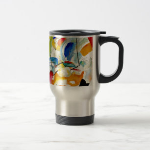 PixDezines Kandinsky 1913 Sea Battle Improv 31 Travel Mug