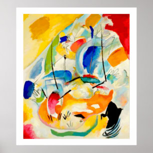 PixDezines Kandinsky 1913 Sea Battle Poster