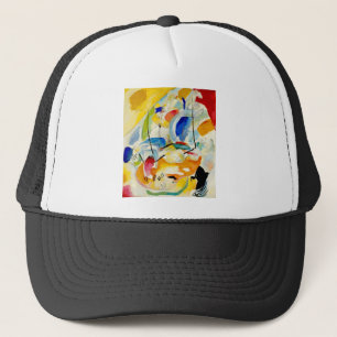 PixDezines Kandinsky 1913 Sea Battle Trucker Hat